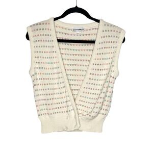Vintage PENROSE 90s 100% Cotton Sweater Vest Top